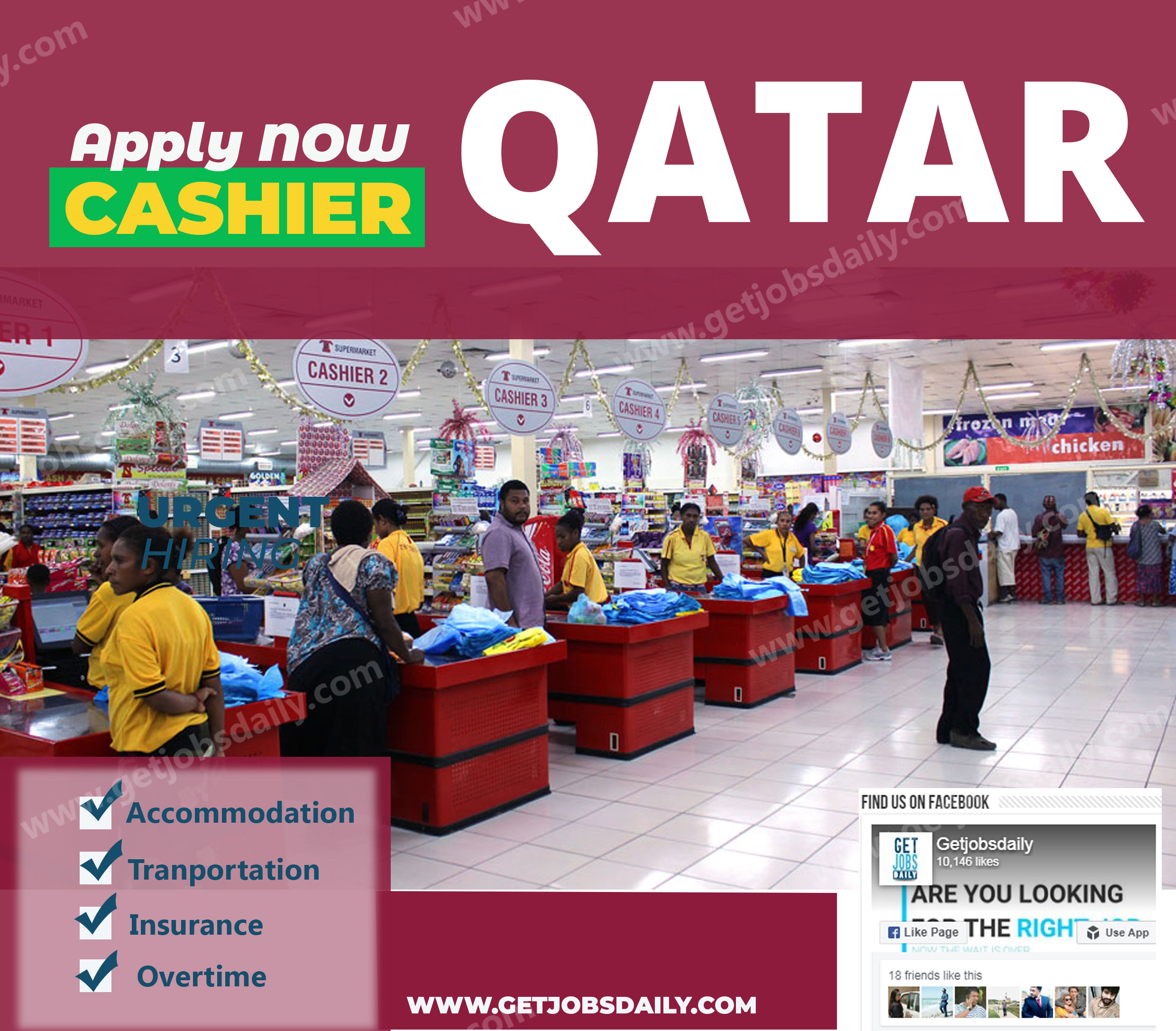 cashier required in qatar looking for cashier job