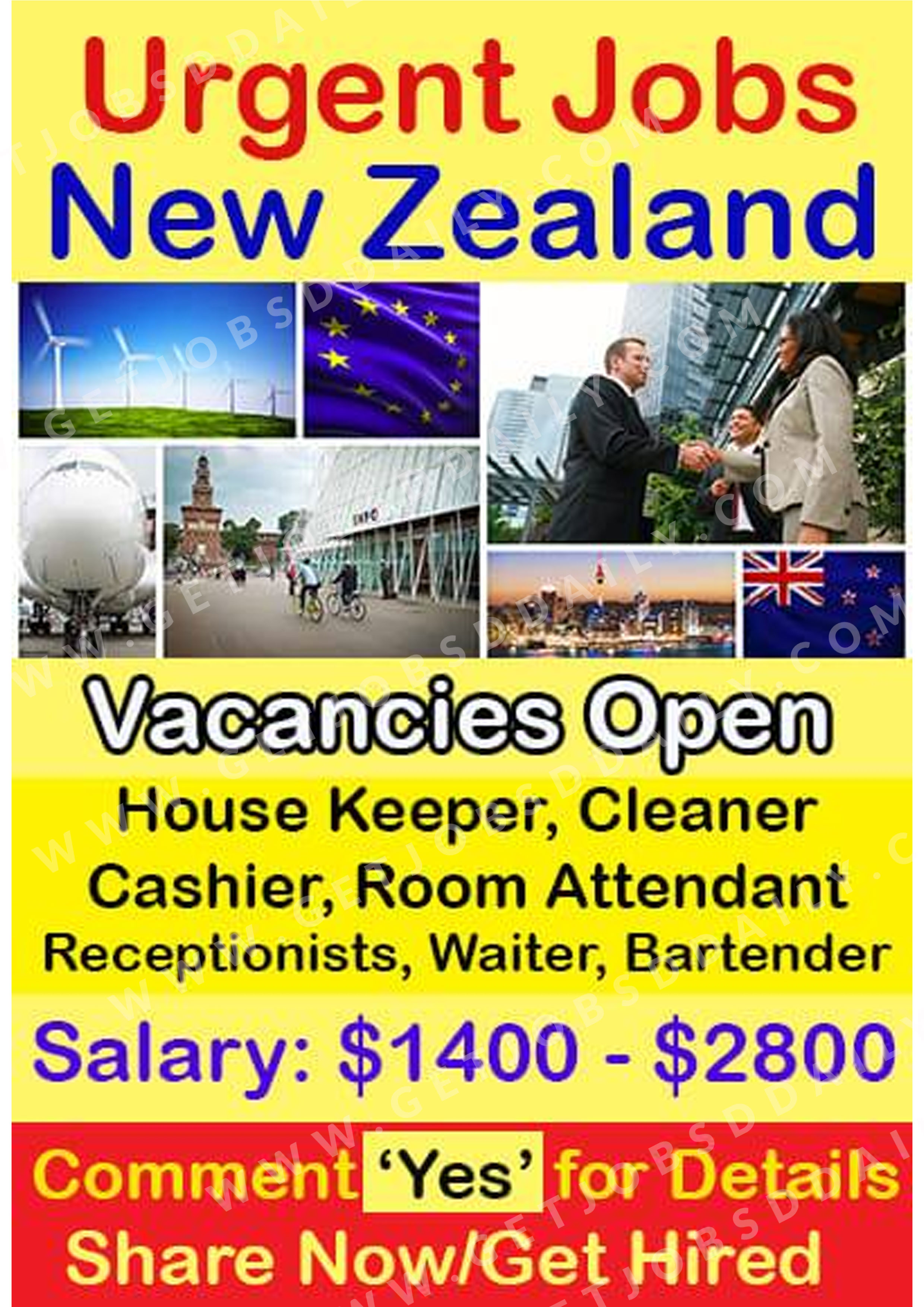 Urgent Jobs in New Zealand | Apply Now