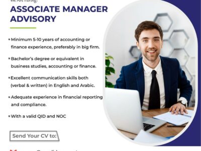 Associate Manager Advisory