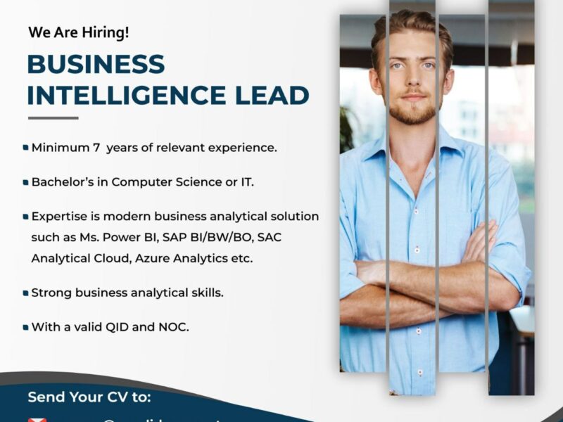 Business Intelligence lead