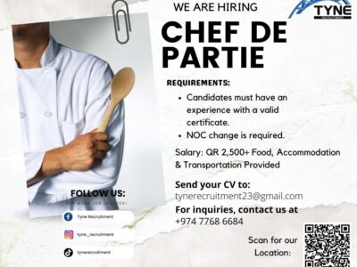  CHEF DE PARTIE