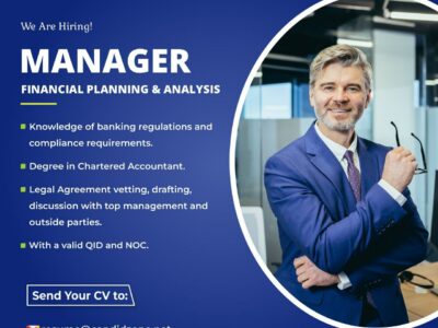 MANAGER ( Financial Planning & Analysis)