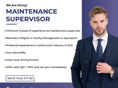 Maintenance Supervisor