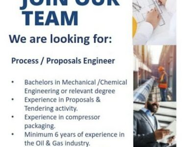 Process /Proposals Engineer