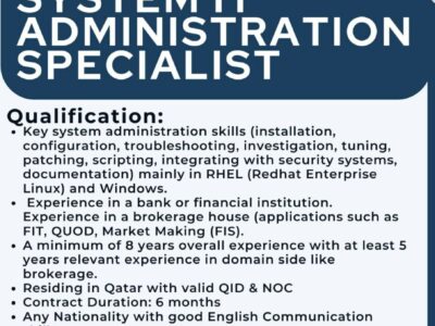 System IT Administration Specialist