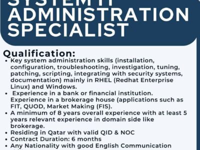 System IT Administration Specialist