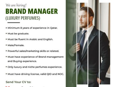 Brand Manager ( Luxury Perfumes)
