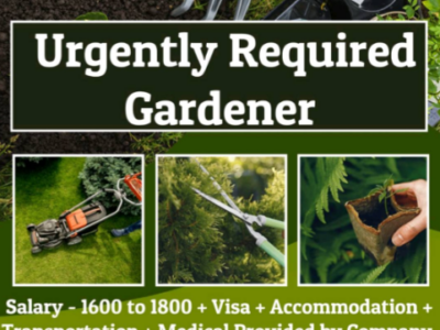 Urgently Required Gardener